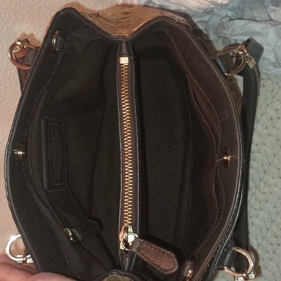 Coach Python Leather Handbag - Picture 5 of 7